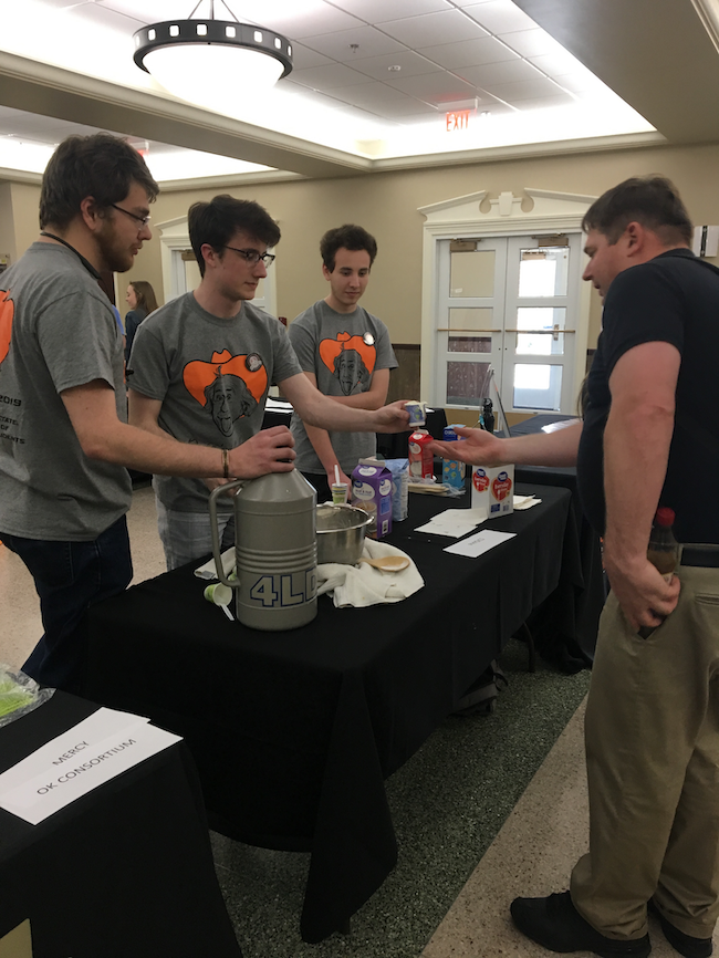 Honors College Students at Oklahoma State Science and Engineering Fair