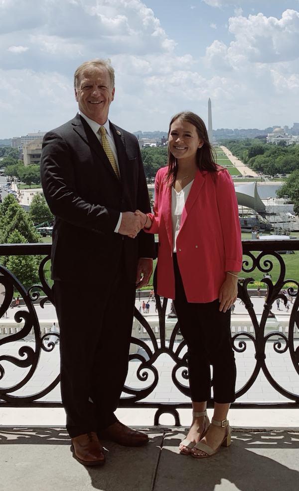 Mallory Brookover spent the summer in the halls of power, interning in Washington D.C. with Oklahoma Congressman Kevin Hern