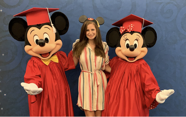Honors student Samantha Price interned for the Walt Disney Company in Orlando