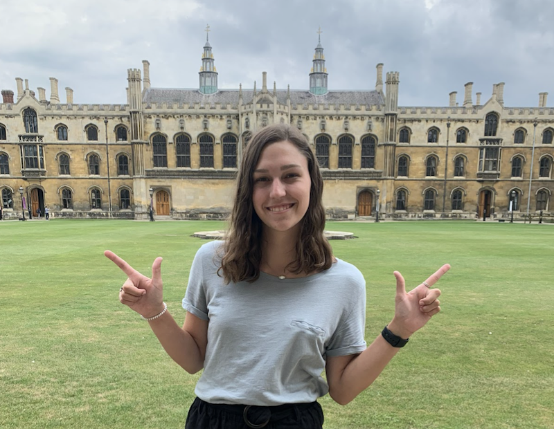Taryn Blackstock explored the cities of London and Cambridge as part of the 2019 Cambridge Scholars Program, a 2-week study abroad program that takes 22 of OSU's top students to the University of Cambridge for a special course taught by OSU faculty.